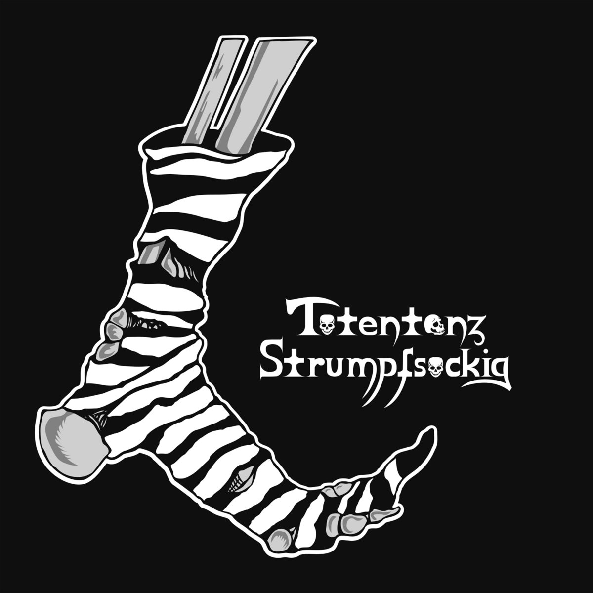 Totentanz Strumpfsockig